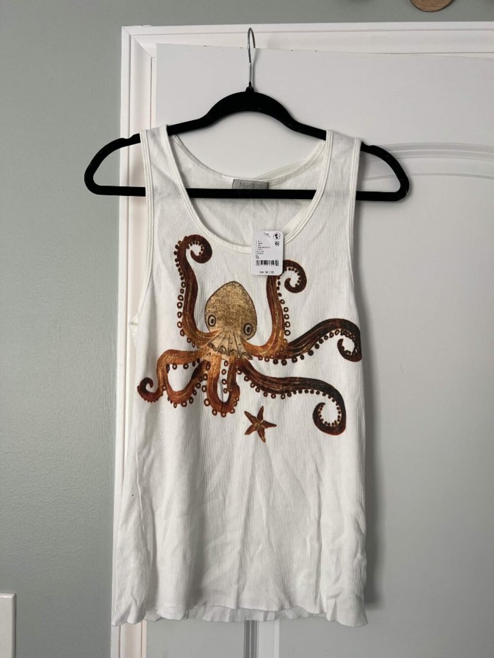 NWT Free People Ragabond Octopus Tank - Size XL runs small